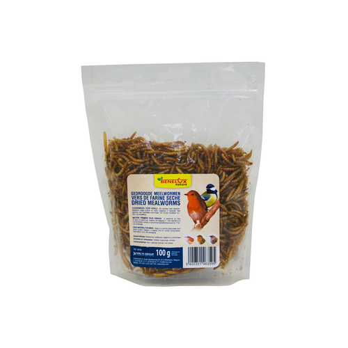 DRIED MEALWORM BAG 100 G
