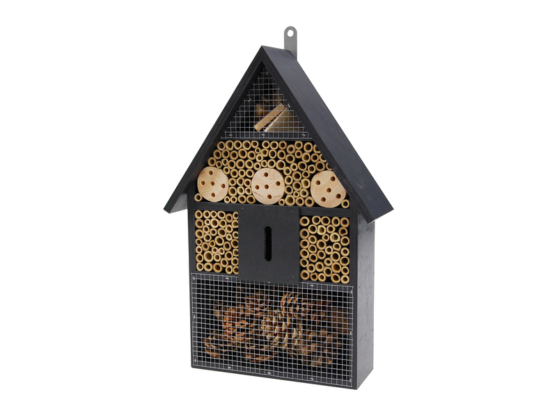 WOODEN INSECT HOTEL BLACK