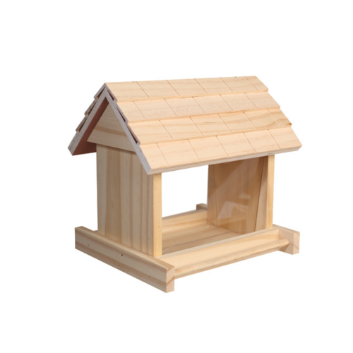 wooden bird feeder_20.5*16.5*19cm