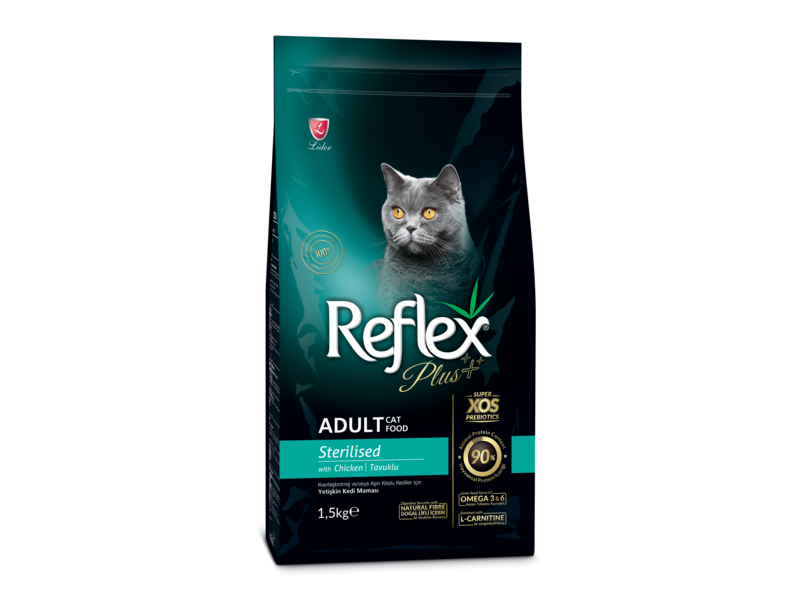 REFLEX PLUS CAT ADULT STERILISED CHICKEN 1,5 KG