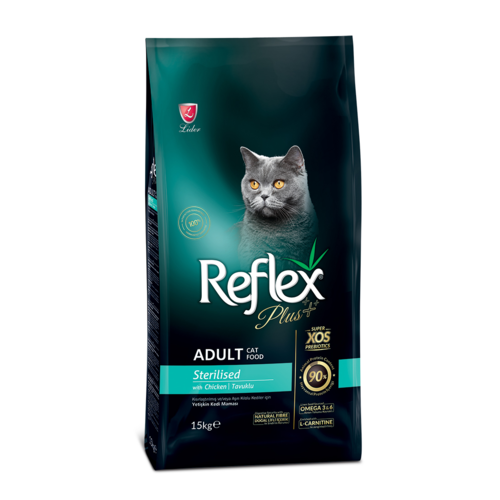 REFLEX PLUS CAT ADULT STERILISED CHICKEN 15 KG