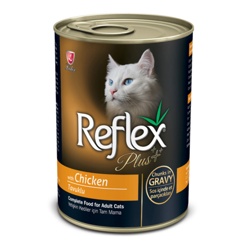 REFLEX PLUS CAT ADULT CHICKEN IN SAUCE 400 GR