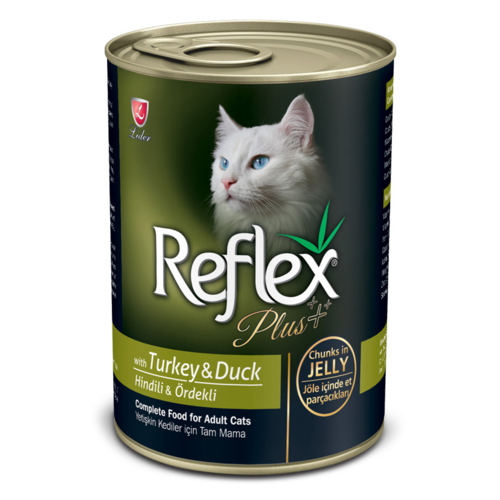 REFLEX PLUS CAT ADULT TURKEY & DUCK 400 GR