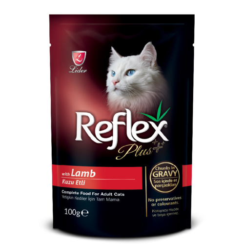 REFLEX PLUS CAT ADULT LAMB 100 GR
