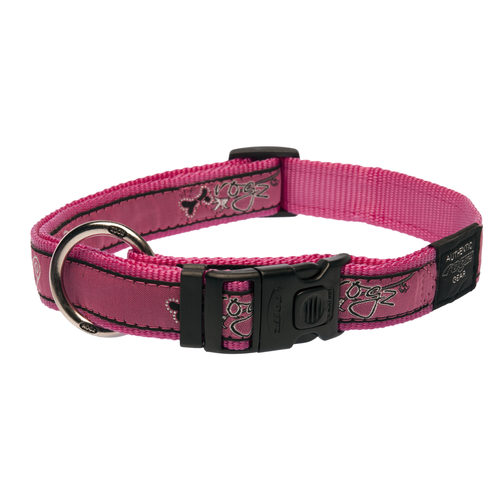 ARMED RESPONSE SIDE RELEASE COLLAR PINK 25 MM