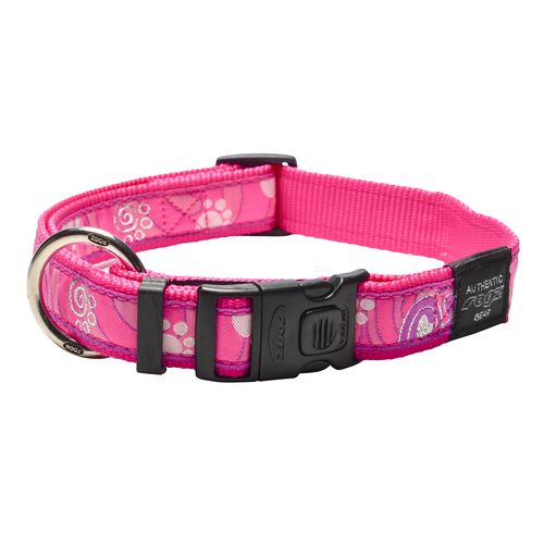 Scooter Halsband Pink Paw 16mm - 5/8
