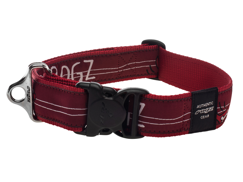 SPECIAL AGENT SIDE RELEASE COLLAR 40MM RED HEART