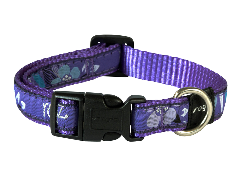 SCOOTER HALSBAND PURPLE FOREST16MM - 5/8